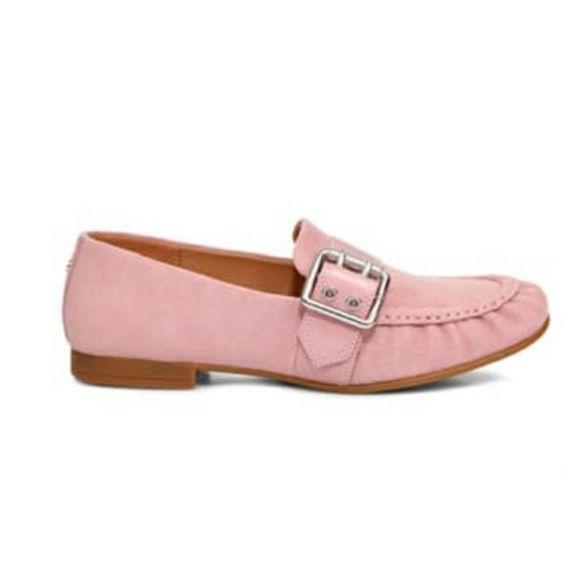 UGG Shoes - Ugg Charlotte Slip on Suede Loafers Pink sz. 6